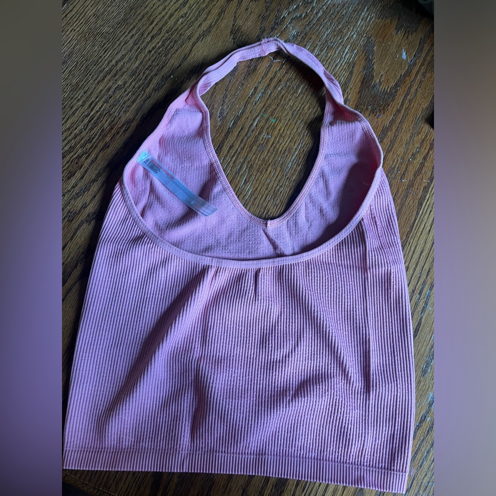 Urban outfitters pink halter top